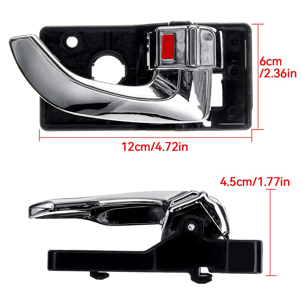1/2pcs Sliver Left Right Car Interior Door Handles for Modern Tucson 82620-2Z020 Replacement Set Car Accessories