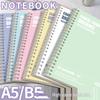 Super Thick Spiral Notebook B5, Lined, High Appearance A5, Perfect for High School Exam Prep.