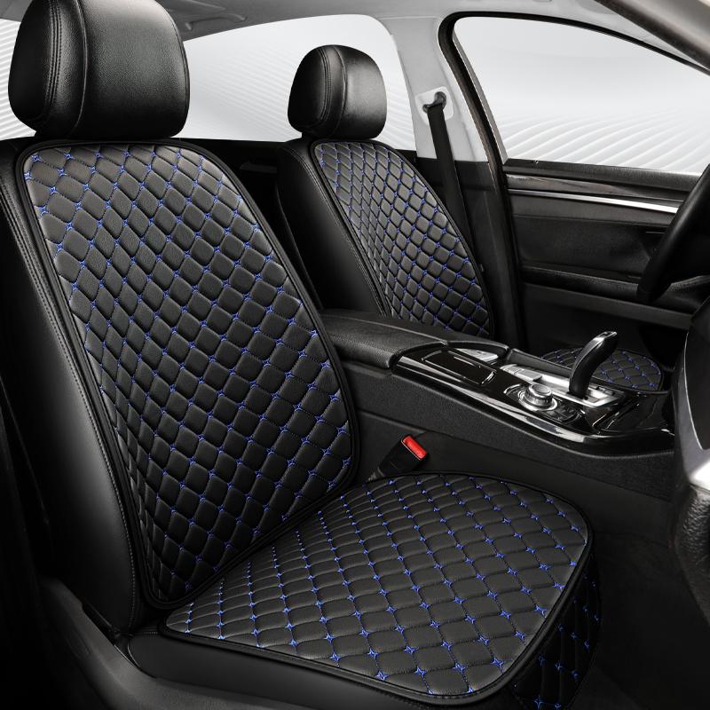 New Car Seat Cushion Universal Comfort Breathable Leather Diamond Grid Single Seat Multi-Pack Universal Vehicle Seat Pad