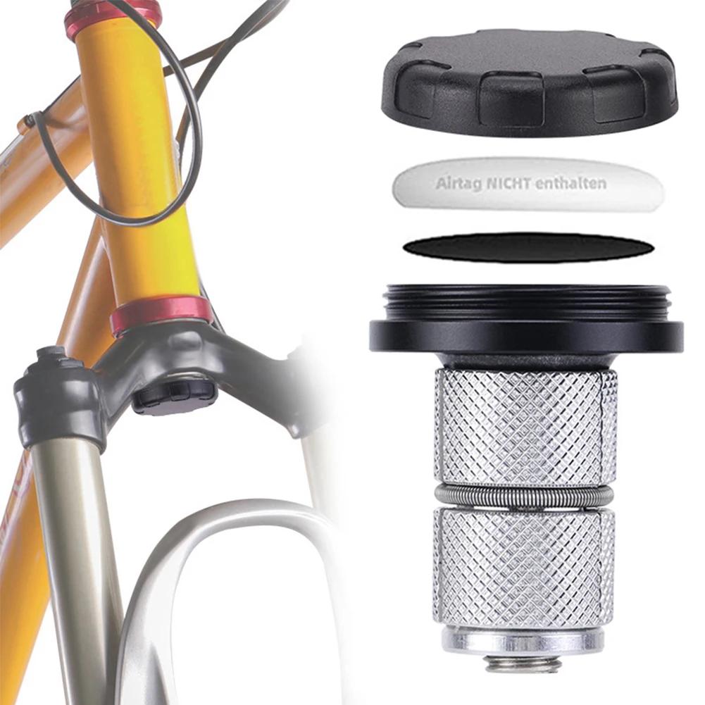 Uchwyt na rower Apple AirTag, wspornik na rurę dolną widelca przedniego roweru, etui na uchwyt trackera Airtag zapobiegające kradzieży, pokrywa kapsla sterów roweru