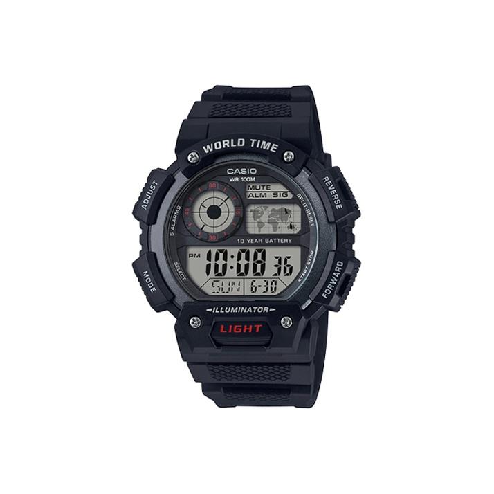 CASIO G Shock AE 1400WH 1A AE-1400WH-1A Black Strap