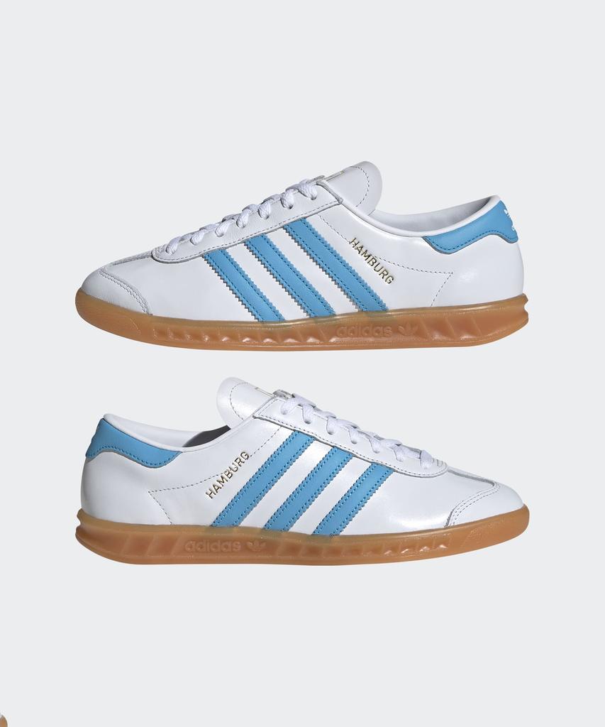 adidas Hamburg - White:Sky Blue / Ji2625