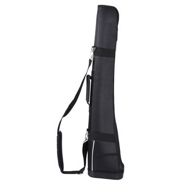 Portable Golf Club Nylon Storage Bag for Holding 3 Clubs (Black)