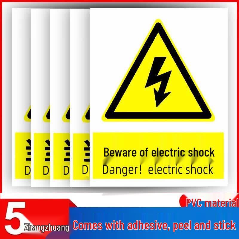 Electrical Safety Warning Stickers