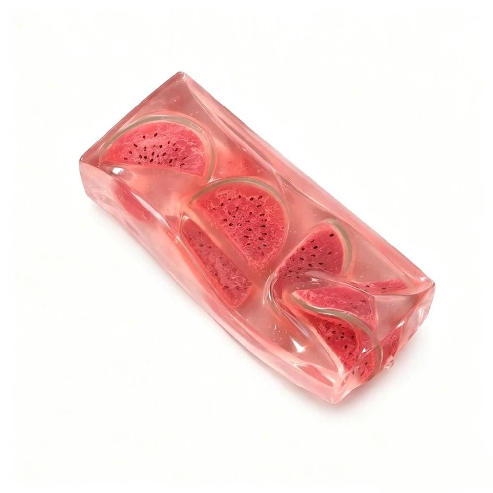 Transparent Fruit Squishy Toy Slow Rebound Fruit Jelly Stick Fruit Ice Cube Squishy Toy Party