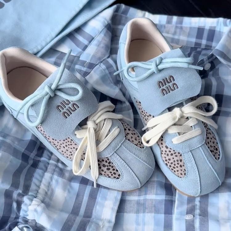 Version aus weichem Leder~ Retro-Leopardenmuster flache Grundplatte Schuhe Damen 2025 Herbst neu Forrest Gump Sport vielseitig lässig moralische Trainingsschuhe