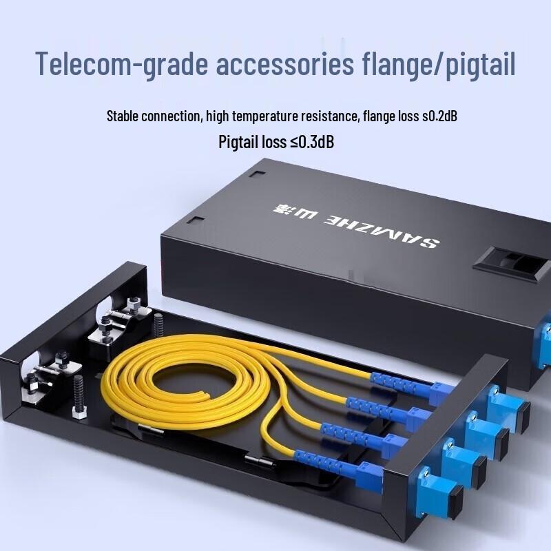 Sanze 12-Core Multimode SC Rack Fiber Optic Terminal Box
