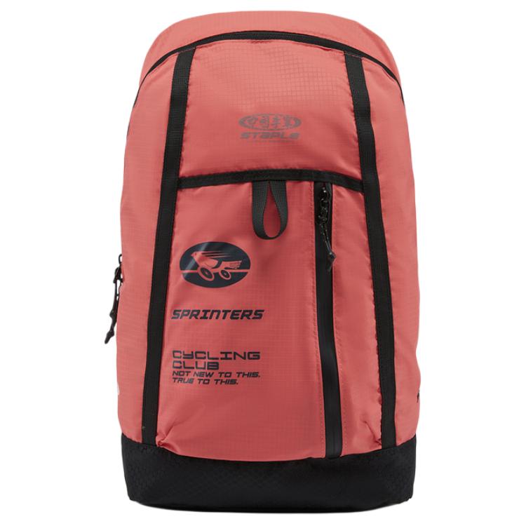 Li Ning X Staple Collaboration Casual Minimalist Reflective Backpack Unisex backpack Pink ABDV407-2 Pink