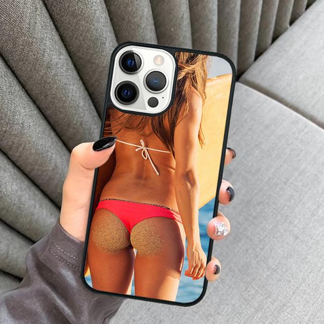 Sexy Girl Underwear Phone Case For iPhone 17 Air 16 15 14 plus 12 13 Pro max Soft Bumper Shell Cover coque