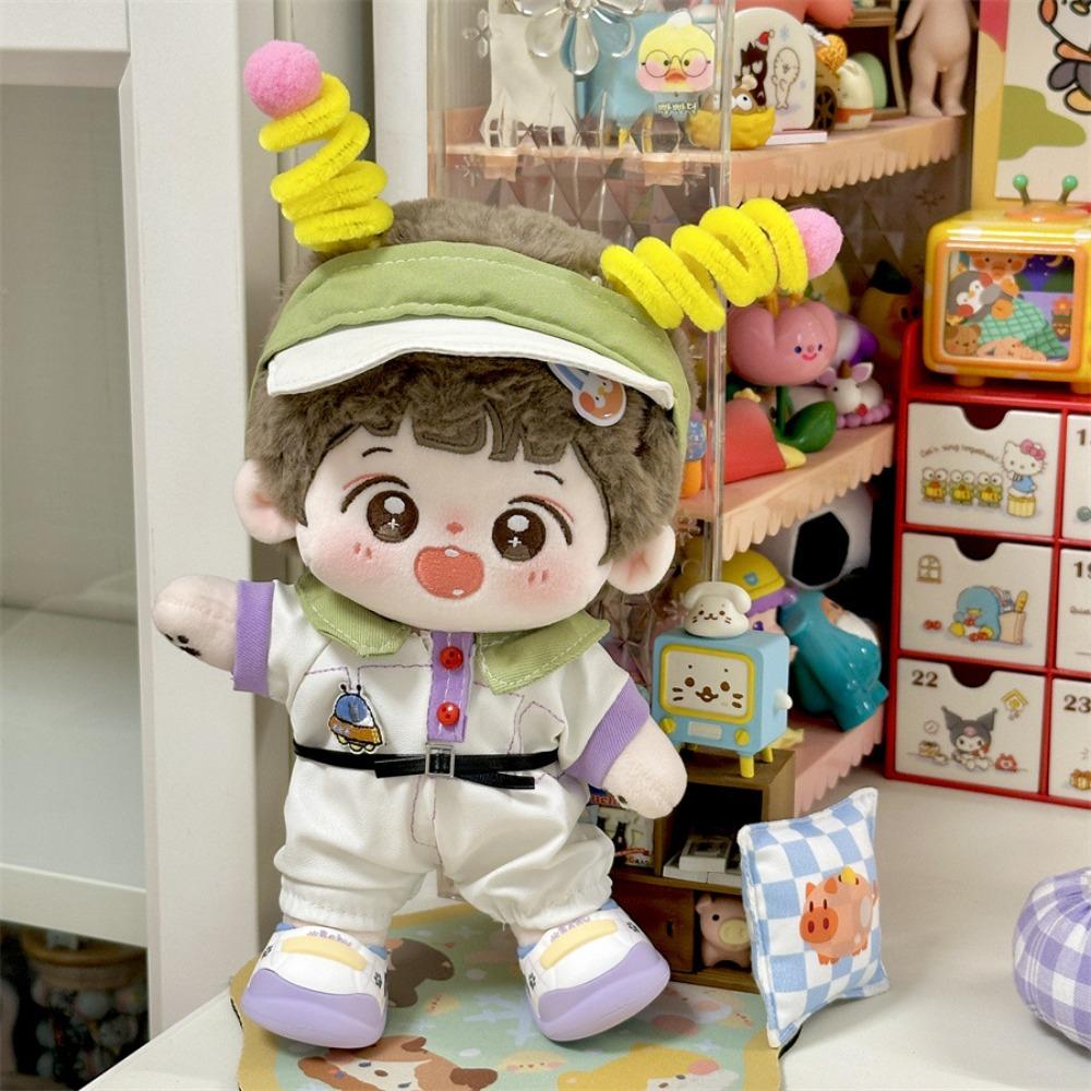 

20 см Милый Кролик Хлопковая Кукла Одежда Ручной Работы Кукольная Шапочка Головной Убор Модная Кукла Платье Принцессы 3