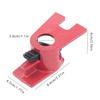 (4 Pack) 3/4" Wood Gluing Pipe Clamp Set Heavy Duty Vertical Bracket Water Pipe Clamp Woodworking Cast Iron Kit Red