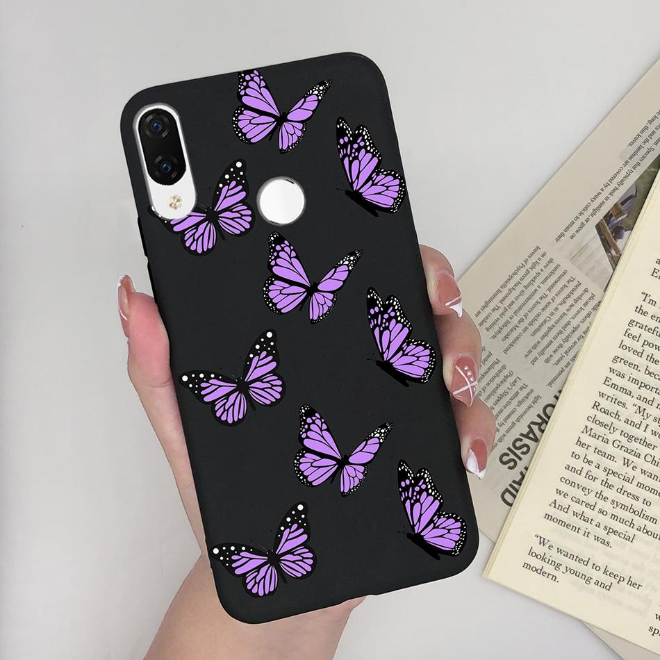 For Huawei Nova 3i Nova4 Case Shockproof Matte Cute Cartoon Soft Silicone Phone Back Cover For Huawei P Smart Plus Nova 3i Coque