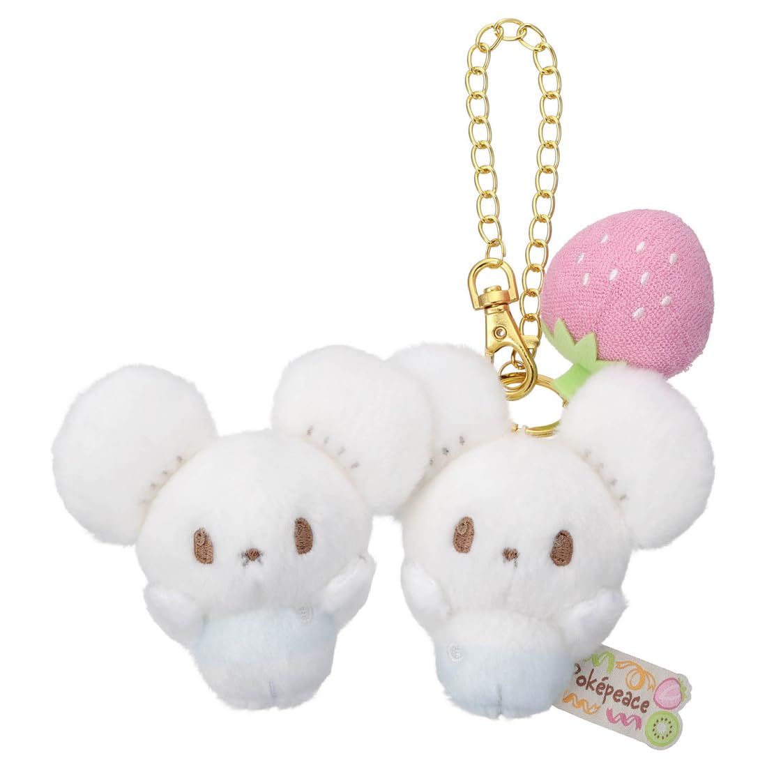 

Takara Tomy Arts Plush Mascot with Chain Wakka Mouse Plush 16cm Wide (TAKARATOMY A.R.T.S) Pokémon PokéPiece (Colorful Ver.) Toy, Approx.