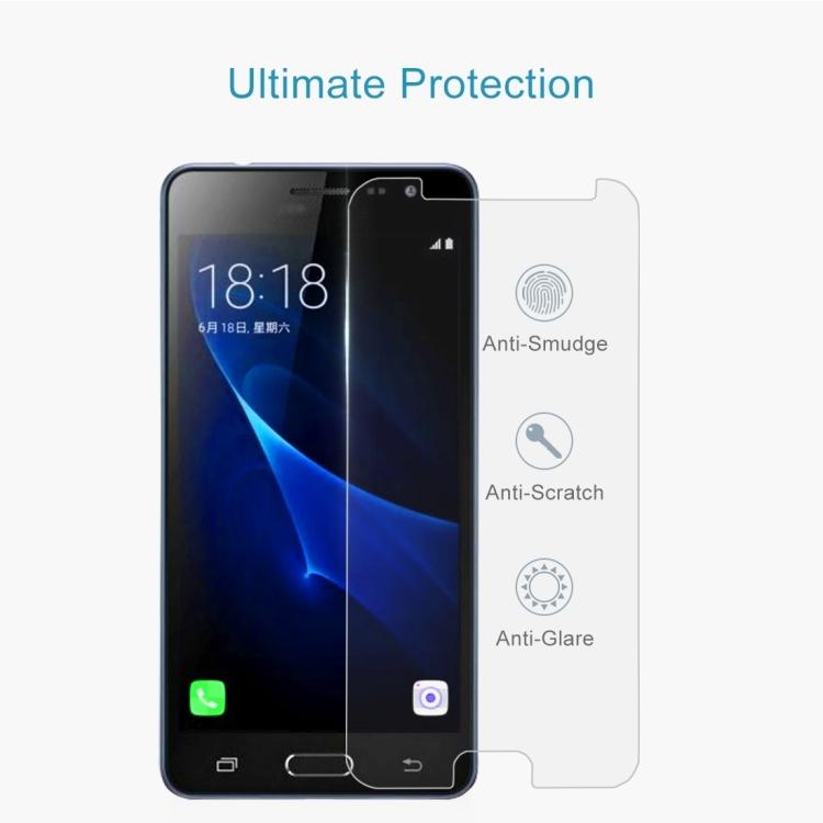 Per Galaxy J3 (2017) (Versione UE) Pellicola Protettiva in Vetro Temperato 0,26 mm Durezza Superficiale 9H 2.5D Antideflagrante Non a Schermo Intero