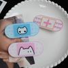 Adorable Anime Style Hair Clip Heart Crosses and Kitten Design for Bang Control and Various Hairstyles, Premium Acrylic Material