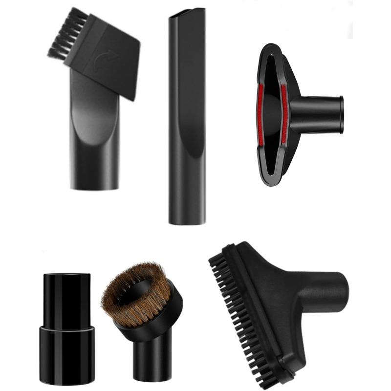 6 Pcs Vacuum Cleaner Accessories Brush Kit 1-1/4 inch& 1 3/8 inch | Vacuum Attachments(1-1/4 inch)32mm & 1 3/8 inch (35 mm) Fits Vacuum Cleaner 6-Pack