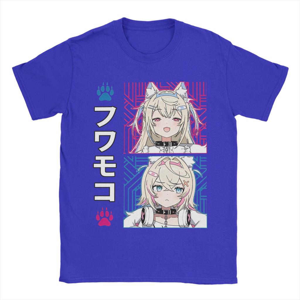FuwaMoco Advent Hololive Tee Shirt for Men Women Graphic T Shirts  Cotton Clothes