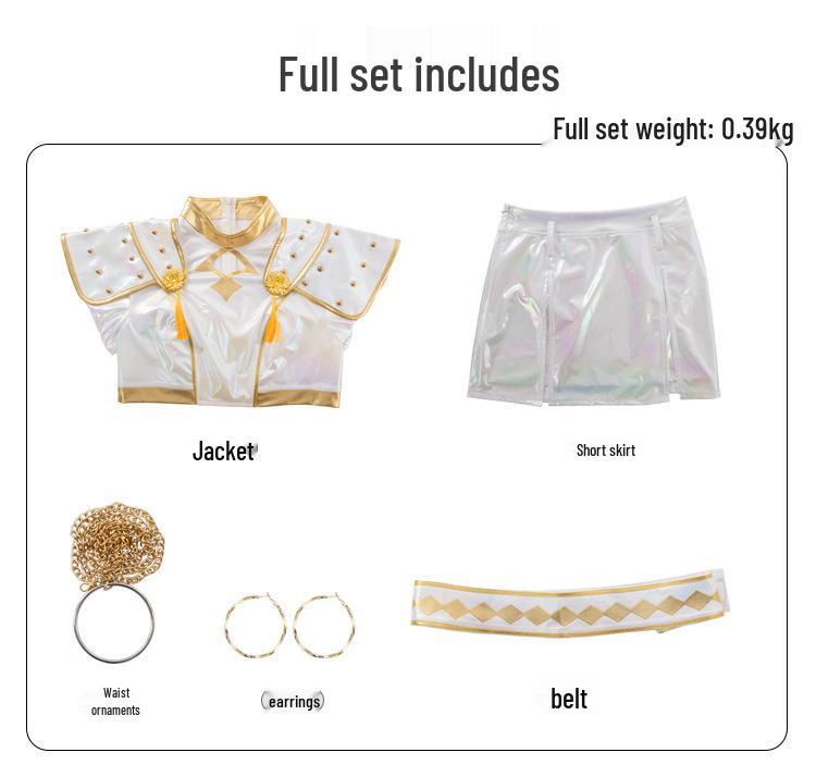 K-Pop Girl Group Demon Hunter Cosplay Costume for Lumi, Mila, Zoey Stage Performance