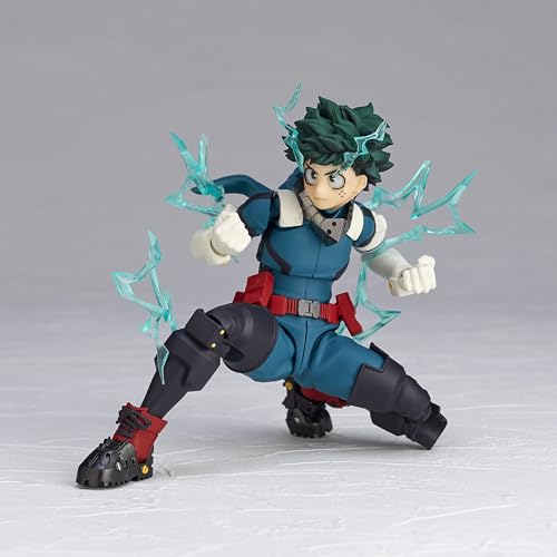 Kaiyodo Revoltech Amazing Yamaguchi My Hero Academia Izuku Midoriya, Approximately 150mm Tall, Non-scale PVC & ABS Painted Action Figure