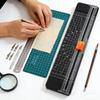Compact A4 Paper Cutter: Two-Way Mini Trimmer for Students, Crafts, and Photos