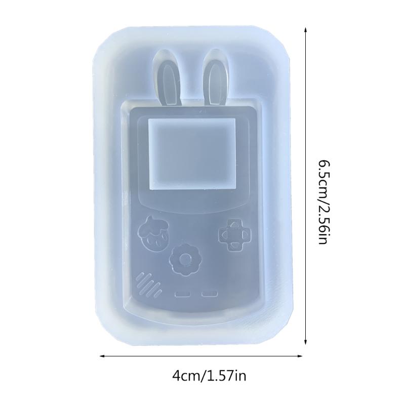 Game Console Quicksand Silicone Mold Rabbit Shaking Cup Mold for Pendant Jewelry Keychain Decoration Making Diy Crafts