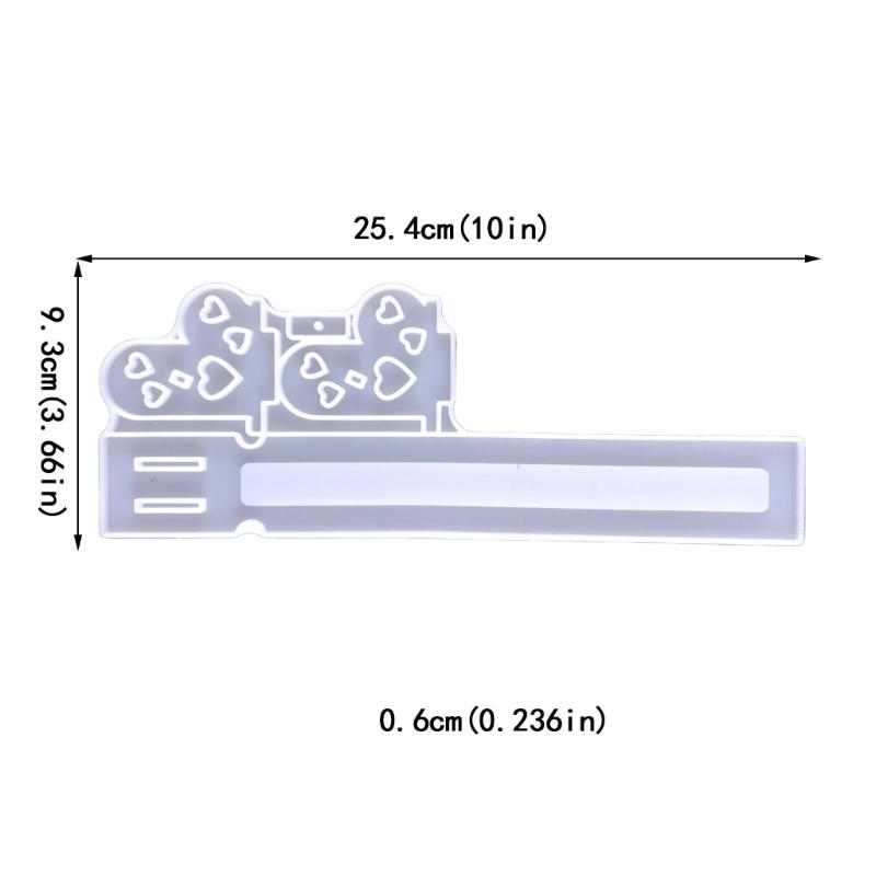 Incense Holder Resin Mold Silicone,Heart Incense Burner Epoxy Resin Casting Mold Incense Sticks Holder Silicone Mold