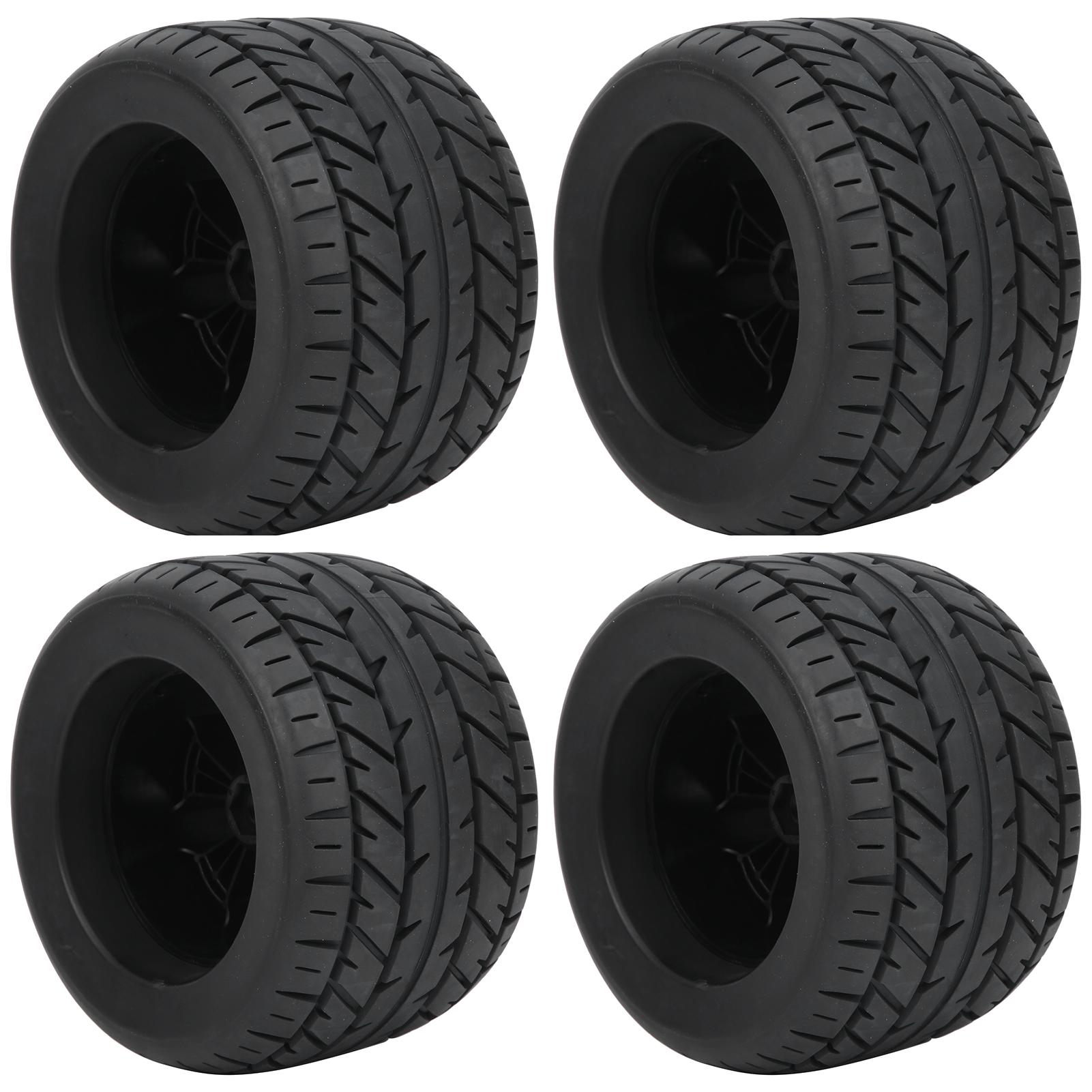 

4Pcs 18 RC Автомобільні гумові диски Колеса вантажівок для ZD Racing Accessaries Parts 165x104mm