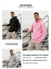 Spring & Autumn Street Style Hooded Fleece Sweatshirt - Casual Sports Pullover for Couples