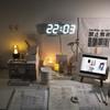 Digital Decoration for Bedroom Desk Watches Led Wall Clock Living Room Alarm Modern Home and Decoration Electronic Table Decor