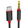 Type-C to 3.5mm Car Headphone Jack HiFi Audio Adapter Connector Converter Cable