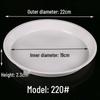 Thickened Round Plastic Flower Pot Water Tray - Large Draining Base for Succulents & Golden Pothos.