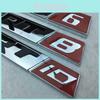 Metal 3d Car Emblems Badges Decal For Srt 6 8 10  New
