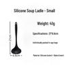 In-Stock Large Silicone Soup Ladle and Spatula for Kitchen Use