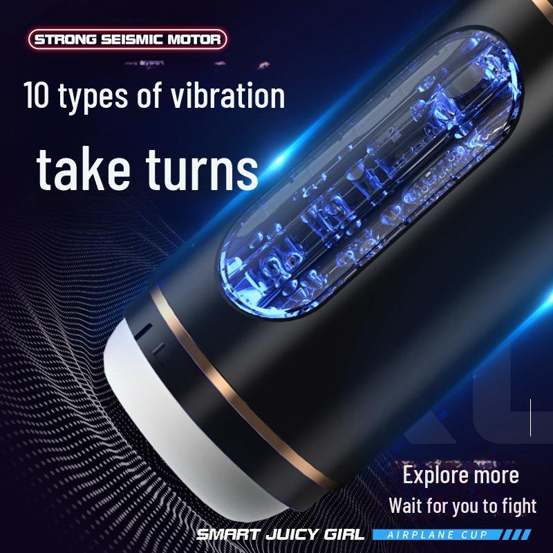 Lai Le Cool Voice Interactive Vibrating Men's Masturbator Cup