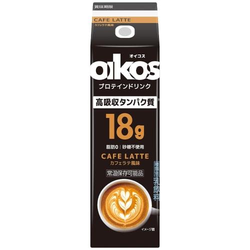 Danone Japan Oikos Protein Drink, Highly Absorbable Protein, 18g, Caffe Latte Flavor, 240ml x 6 Bottles