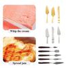 Σετ Σπάτουλας Λείανσης Κέικ Μαχαίρι Παλέτας και Σπάτουλα Σερβιρίσματος Κέικ για Ψήσιμο Διακόσμηση Ζαχαροπλαστικής Κρέμας Ζωγραφική και Εργαλεία Κοπής Επιδόρπιου