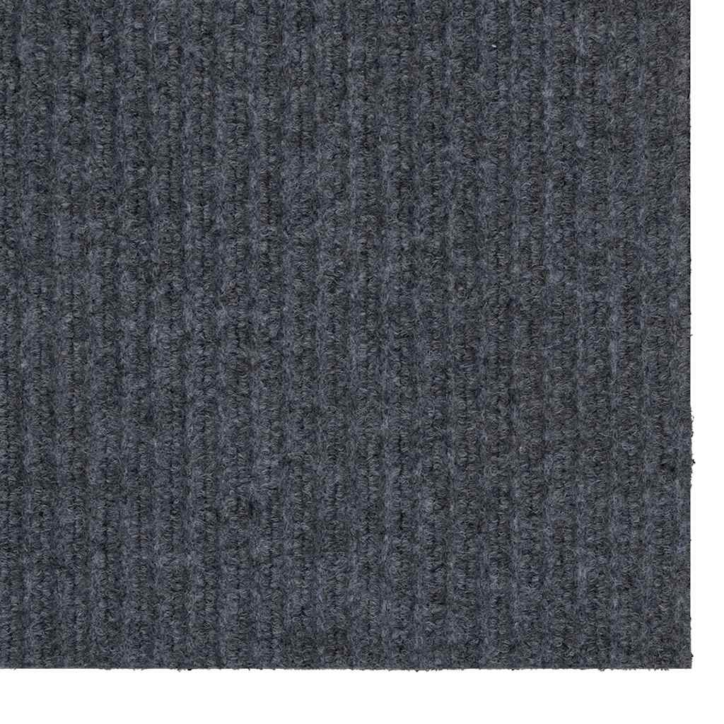 Grey Carpet Runner 80 x 400 cm Fabric