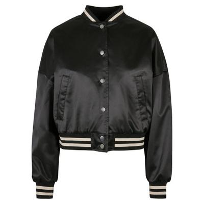 Urban Classics Womens/Ladies Satin Oversized Varsity Jacket