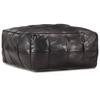 Pouf 60 X 60 X 30 Cm  Genuine Goat Leather