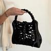 Borsa da Mano Scheletro Stampa 3D alla Moda Borsa da Costume Gotica Nuova Forma a Gabbia Toracica Borsa a Mano Cosplay