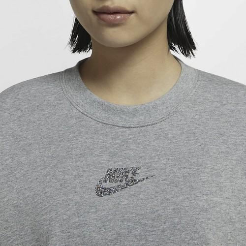 Nike Vintage Sports Academy-Style Women's Sweatshirt in Gray