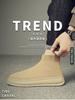 Socken und Schuhe Herren Frühling und Sommer 2025 neue atmungsaktive Canvas-Schuhe Herren Koreanische Version lässige Stoffschuhe ein Pedal Lazy Board Schuhe Herren