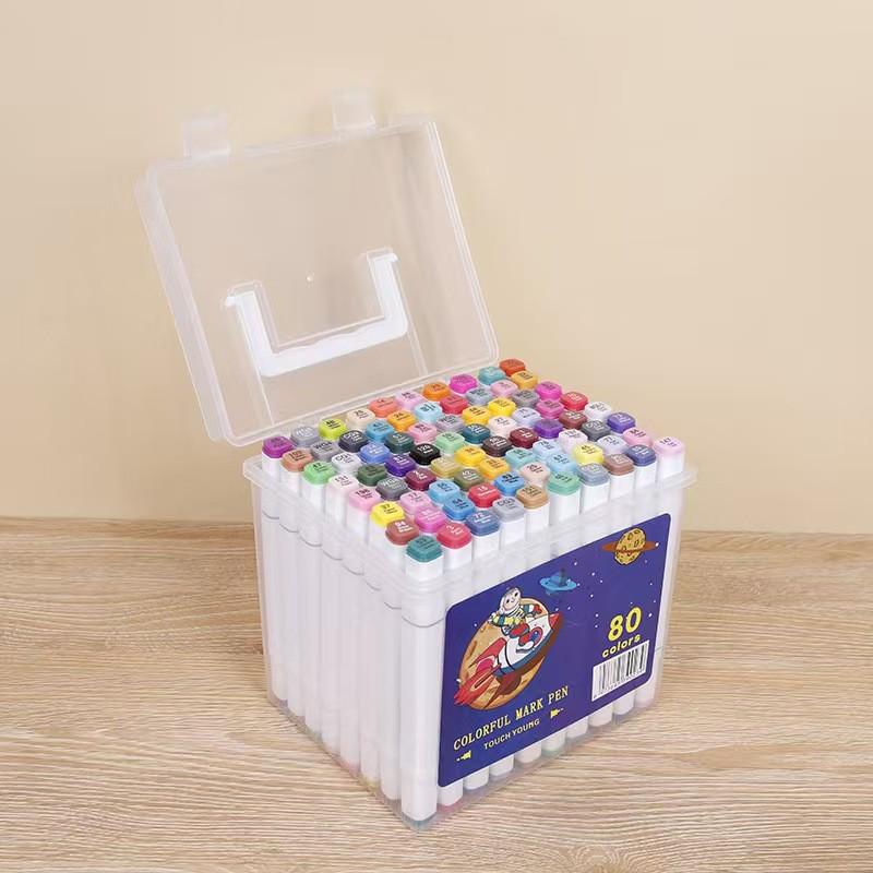 Touch48 Double-Headed Color Markers for Children - Art Drawing Tools