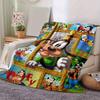 1pc. Disney Goofy Multi-Picture Frame Throw Blanket, Home Office Outdoor Gift for Kids and Adults (80x60 inches)