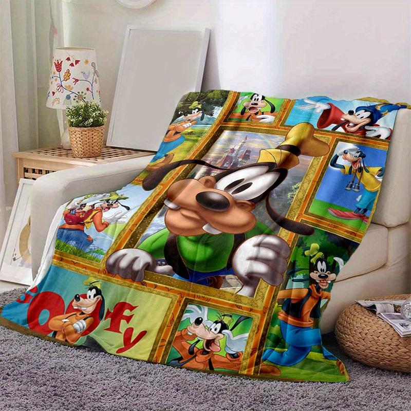

1pc. Disney Goofy Multi-Picture Frame Throw Blanket, Home Office Outdoor Gift for Kids and Adults (80x60 inches) 130x150cm