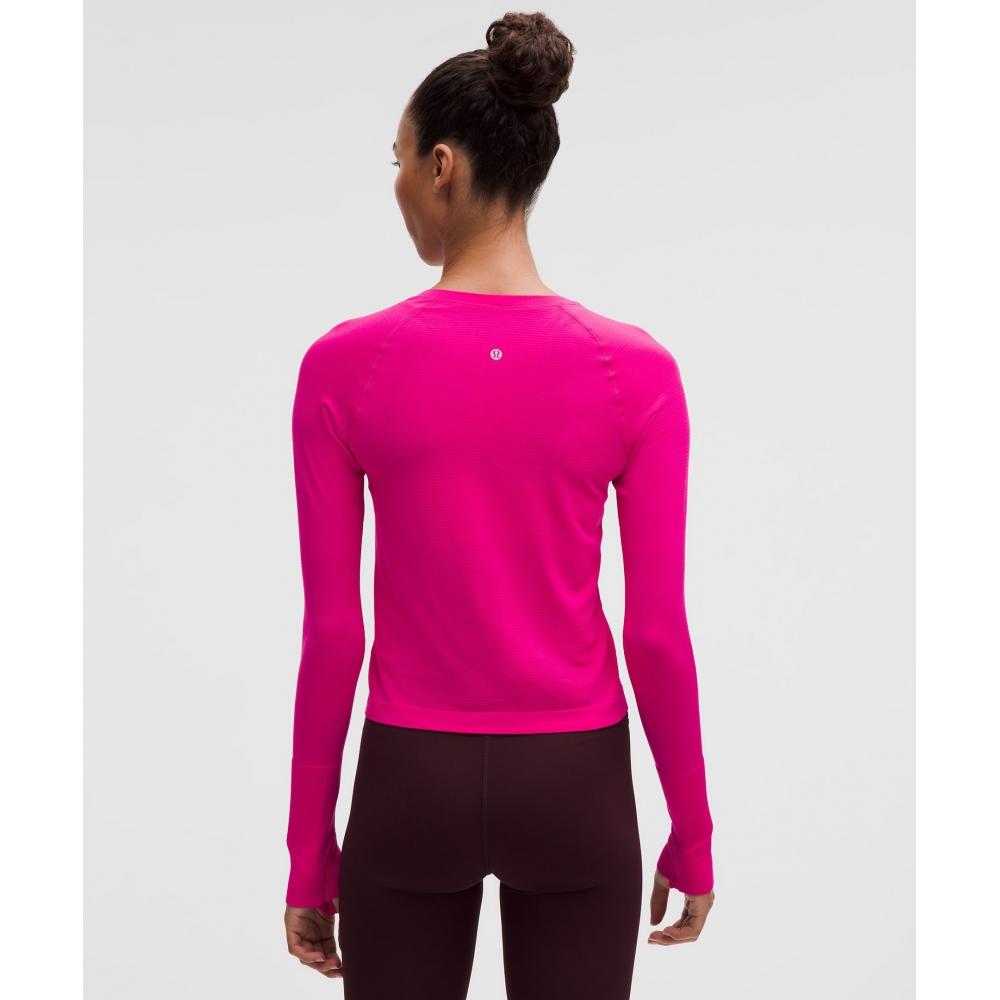 Lululemon Swiftly Tech Long Sleeve Shirt 2.0  Waist Length Jewelled Magenta Jewelled Magenta