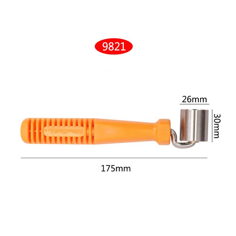 Stainless Steel Seam Roller Wallpaper Smoothing Tool Wallpaper Roller Home Decoration Pressure Roller