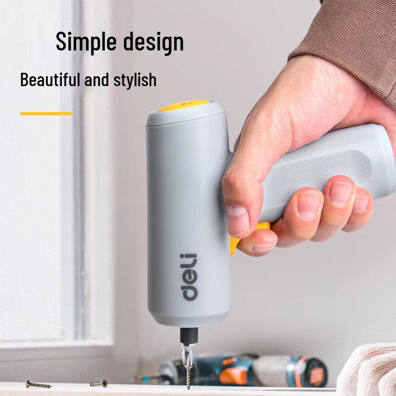 Deli Cordless Electric Screwdriver & Drill Set CN Plug (adapter Included)