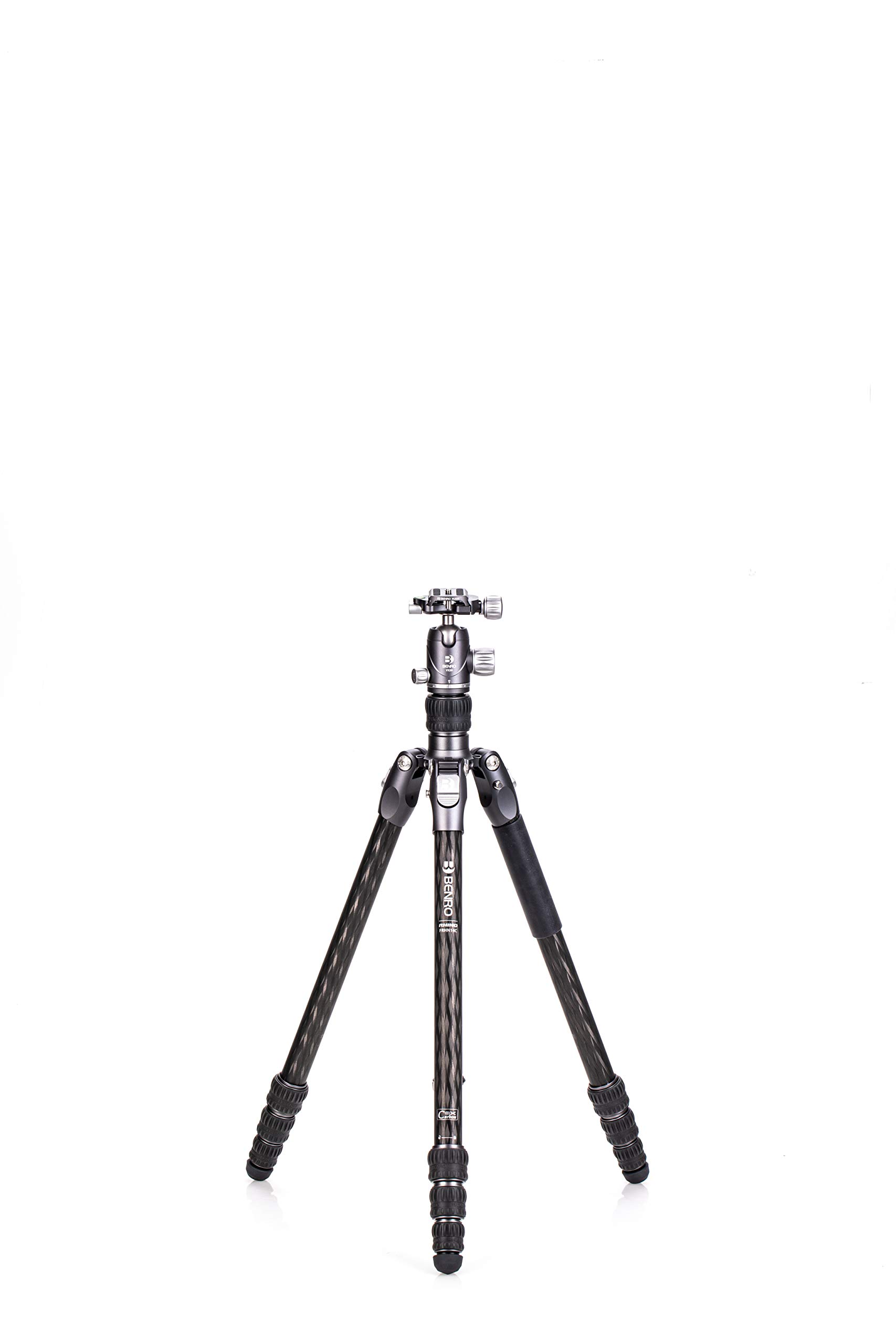

BENRO Rhino Carbon Fiber Travel Tripod with Pan Lightweight and Foldable VX20 Head, (FRHN14C + 1-Type 4-Section)