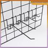 Black & White Boat-Shaped Mesh Panel Jewelry Shelf Hook